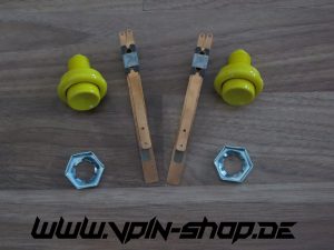 Flipper Button Set mit LeafSwitch gelb